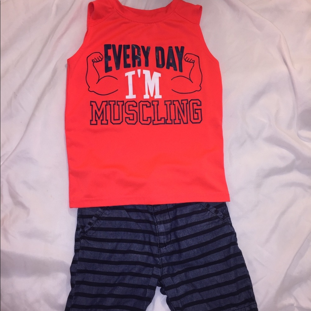Every Day I’m Muscling sleeveless tee
